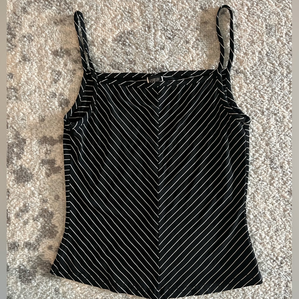 Stretch Striped Tank Top
